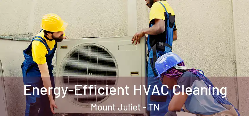 Energy-Efficient HVAC Cleaning Mount Juliet - TN